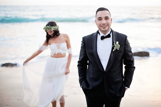 green-and-white-chic-boho-wedding