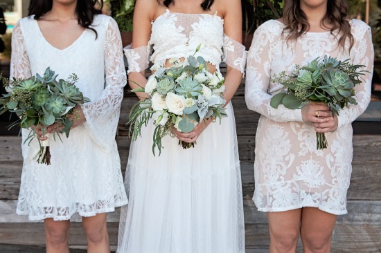 green-and-white-chic-boho-wedding