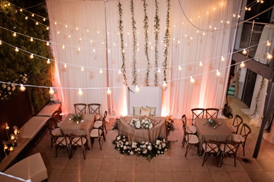 green-and-white-chic-boho-wedding