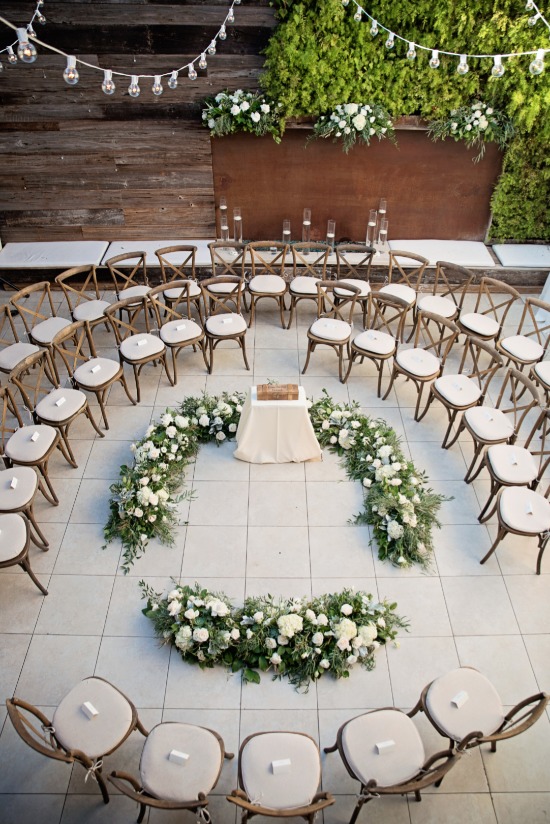 green-and-white-chic-boho-wedding