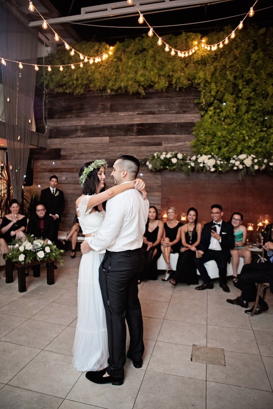 green-and-white-chic-boho-wedding
