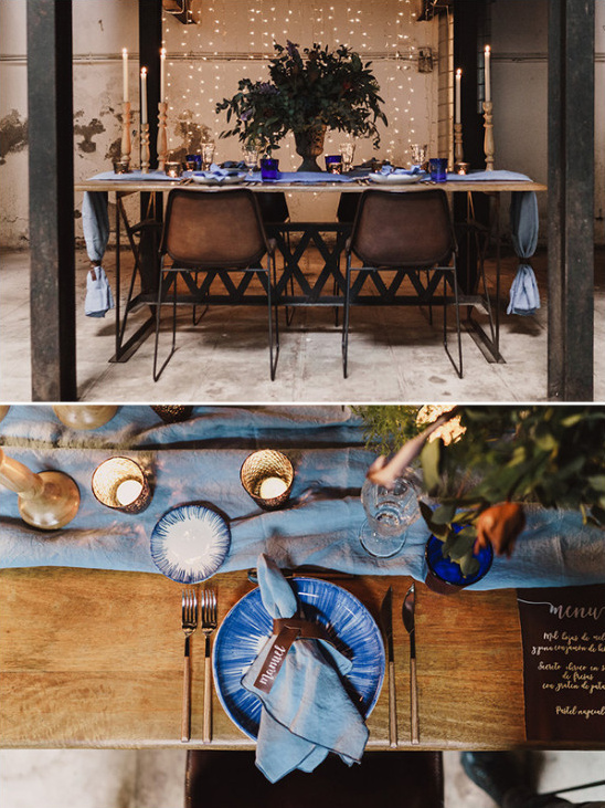 Rustic Table Setting @weddingchicks