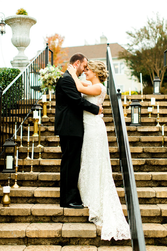 Masquerade Black And Gold Wedding