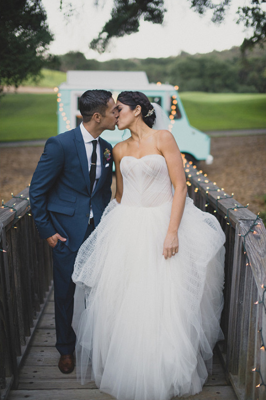 Modern Navy and Mint Wedding