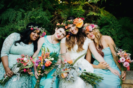 pink-and-green-modern-indie-wedding