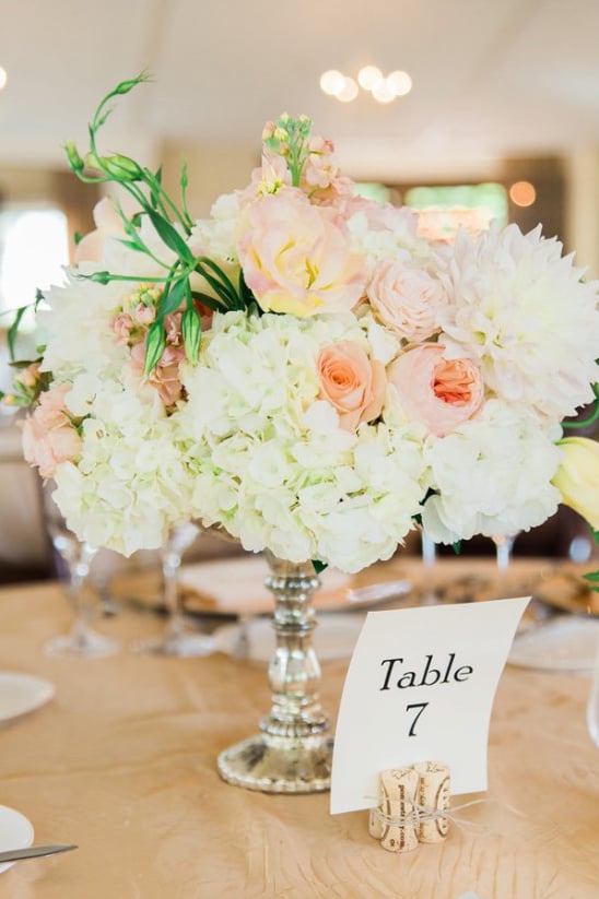 centerpeice and table number @weddingchicks