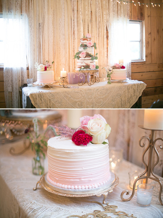 ombre wedding cake @weddingchicks