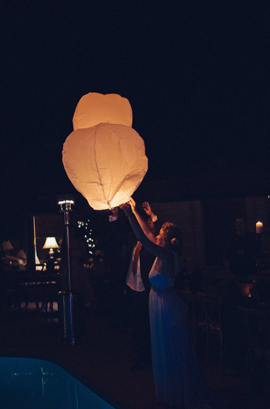 lantern send off @weddingchicks