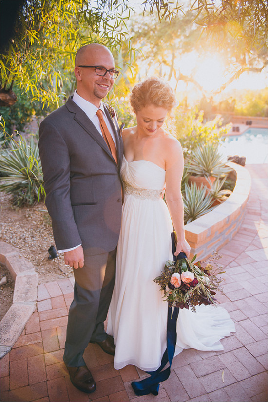 Rustic Backyard Garden Wedding