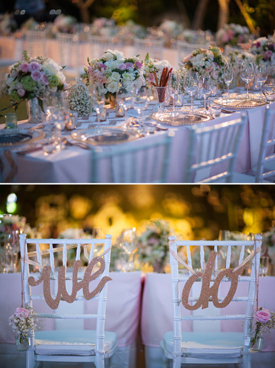 wedding reception table @weddingchicks