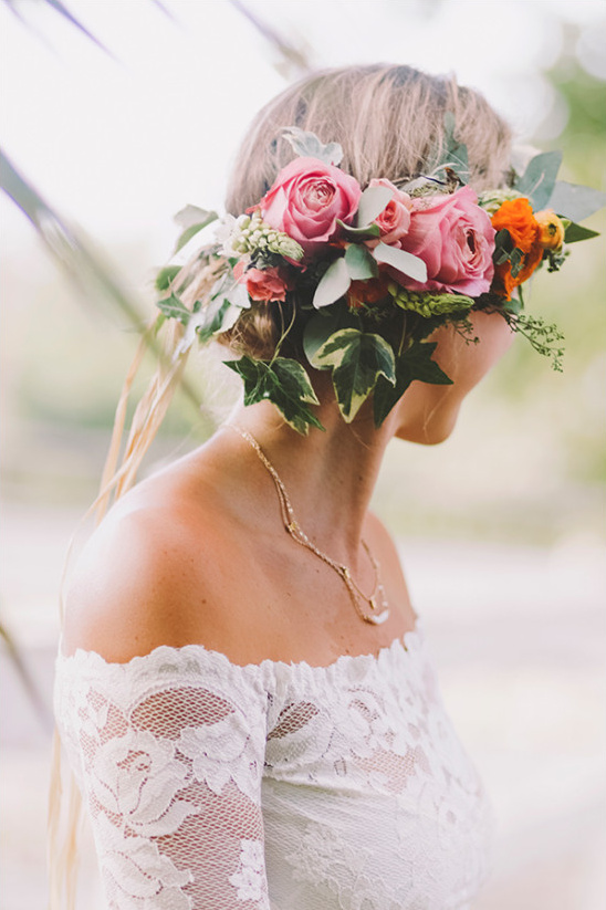 Tropical Boho Chic Hawaiian Wedding