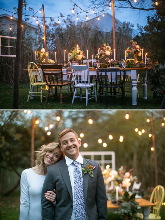 romantic reception lighting @weddingchicks