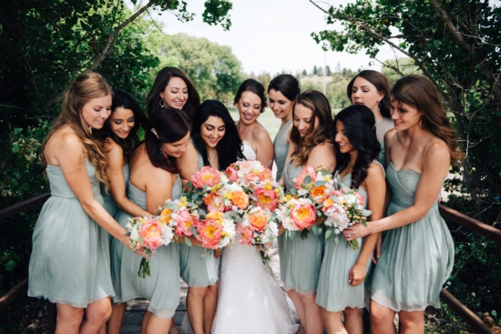 wooden-sign-mint-and-peach-wedding