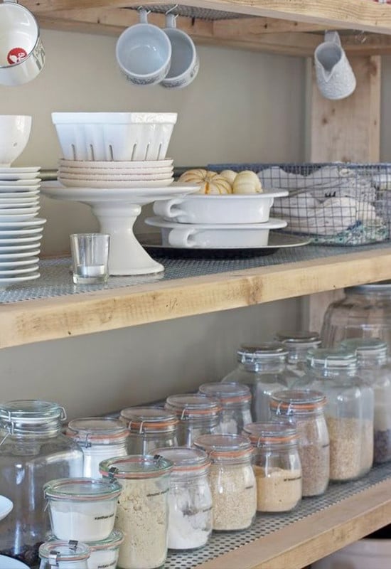 organize your pantry to help you eat cleaner @weddingchicks