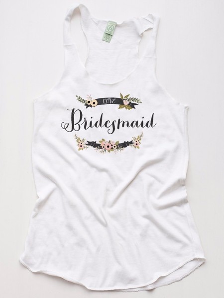 Bride and Bridesmaid Tank Tops