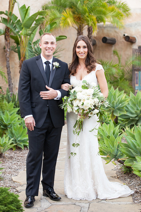 Carmel White and Green Wedding