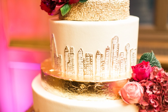 chic-gold-black-and-magenta-wedding