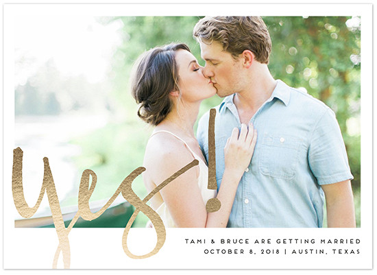 yes! Save The Date From Minted @weddingchicks