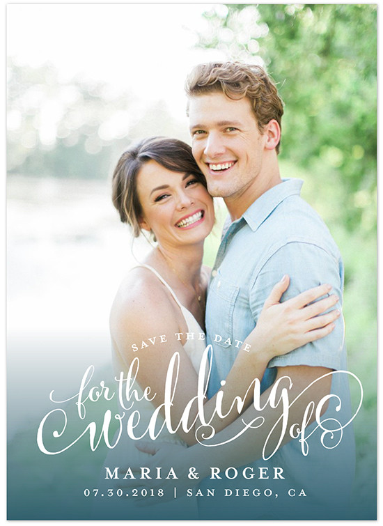 save the date wedding invites from @minted