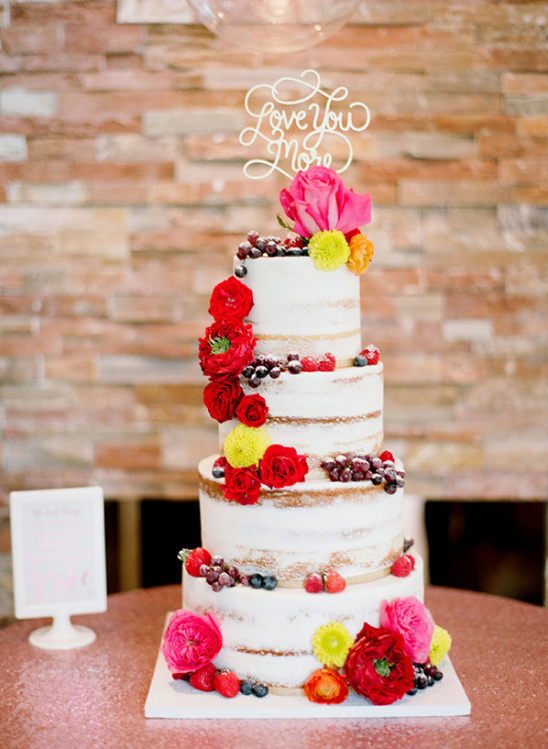 wedding cake @weddingchicks