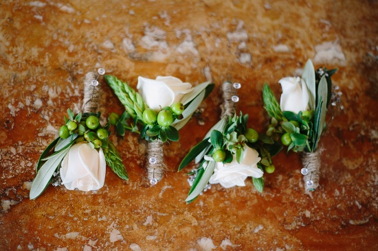 green-and-white-organic-beach-wedding