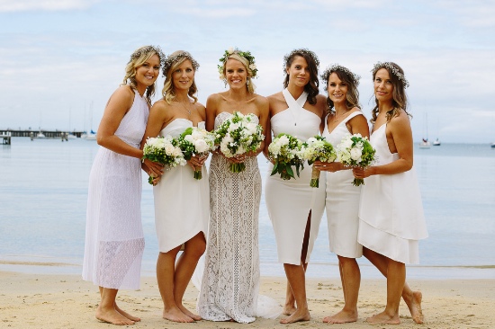 green-and-white-organic-beach-wedding