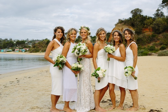green-and-white-organic-beach-wedding