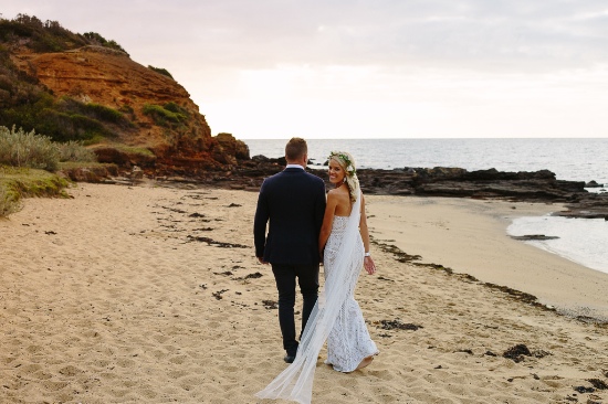 green-and-white-organic-beach-wedding