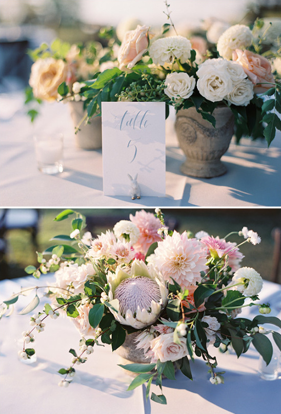 beautiful floral centerpieces @weddingchicks