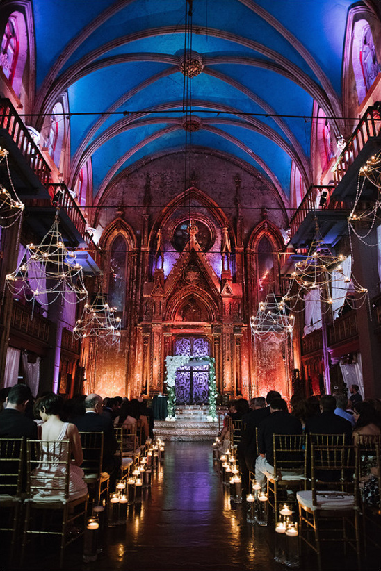 gorgeous cathedral wedding ceremony @weddingchicks