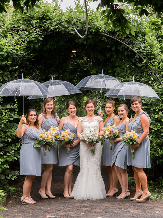grey bridesmaids @weddingchicks
