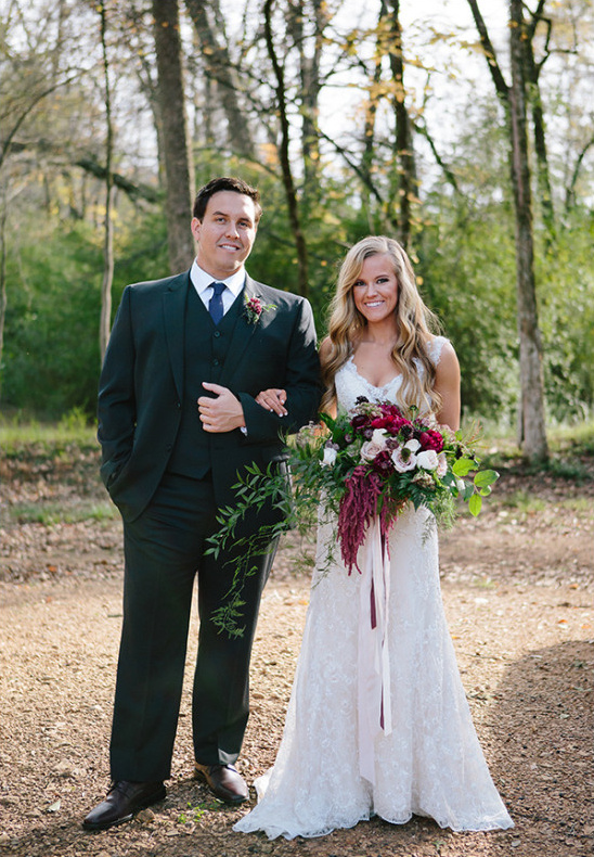 Bride and groom portrait on their wedding day