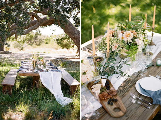 wine country reception table ideas @weddingchicks