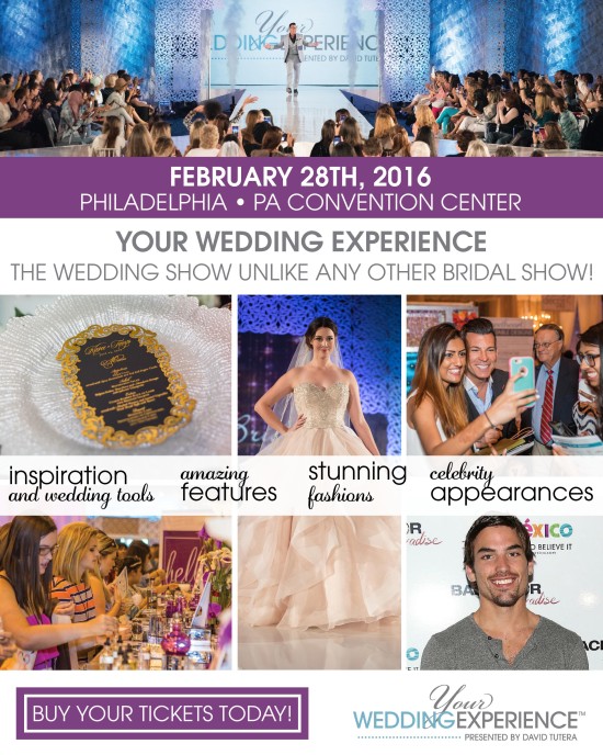 Your Wedding Experience with David Tutera in Philadelphia February 28th