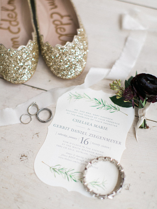 wedding invitation and accessories