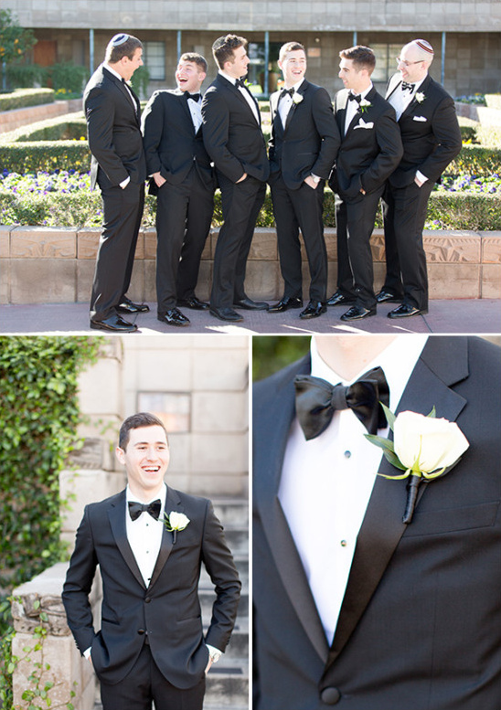 Groomsmen suits and bowties