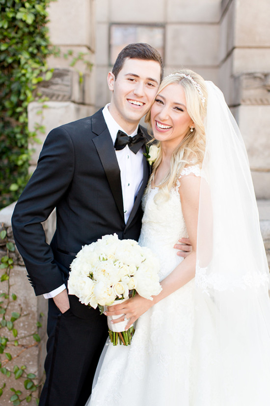 Elegant Chic Pink and White Wedding