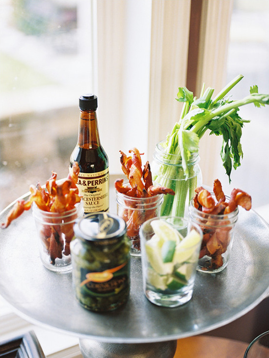 bloody mary garnish @weddingchicks