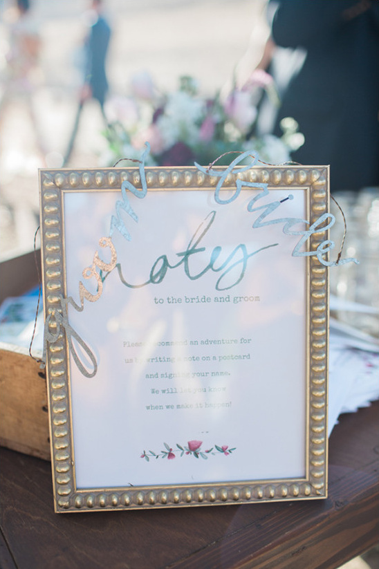 notes for the bride and groom