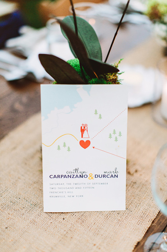 Caitlynn & Mark's wedding invitation, Sept 12, 2015