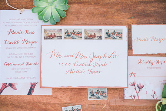 copper wedding invites @weddingchicks