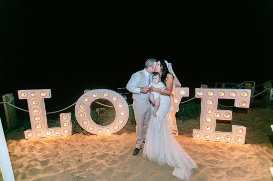 marquee sign @weddingchicks