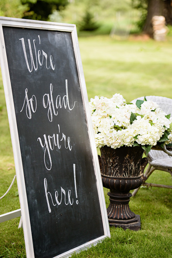 wedding chalkboard sign