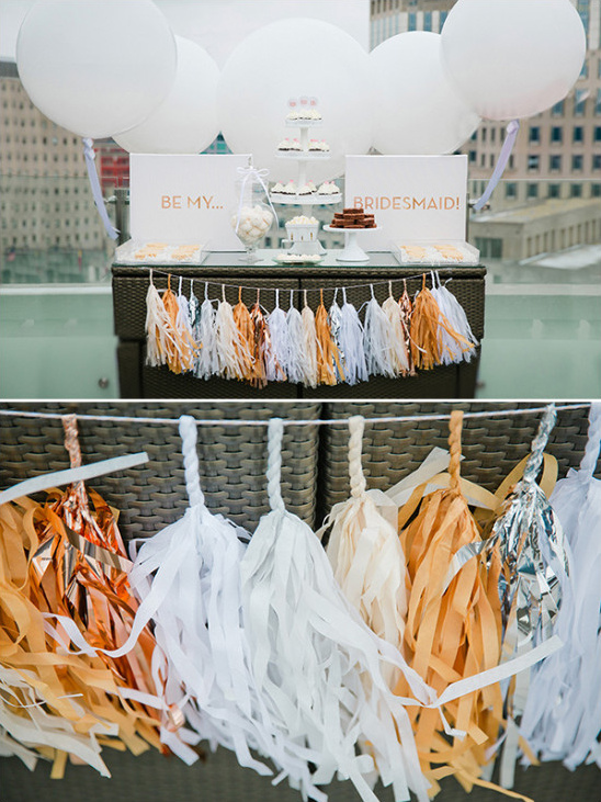 be my bridesmaid desset table
