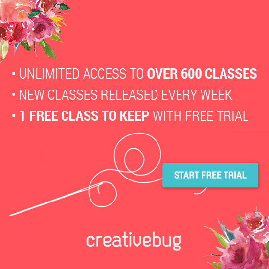Creativebug free trial unlimited online classes