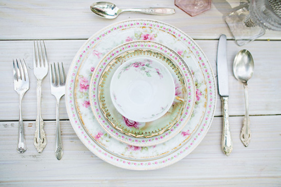 china tea cup place setting