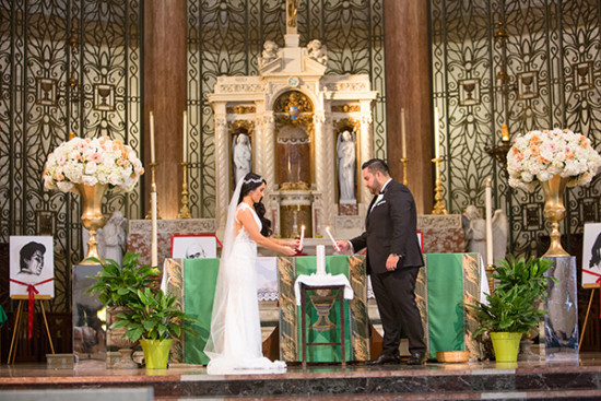 Catholic wedding service