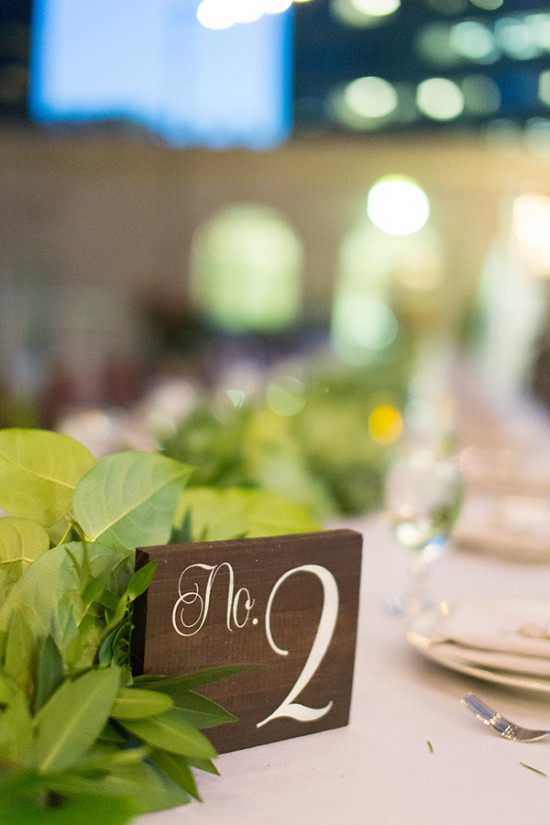 simple and elegant table number