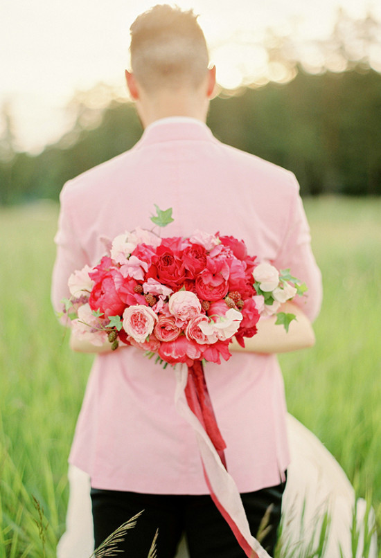 Keep Calm Red and Pink Wedding