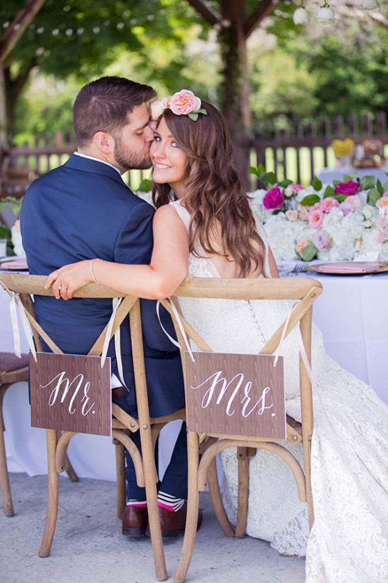 Ottawa Pink and Navy Whimsy Wedding